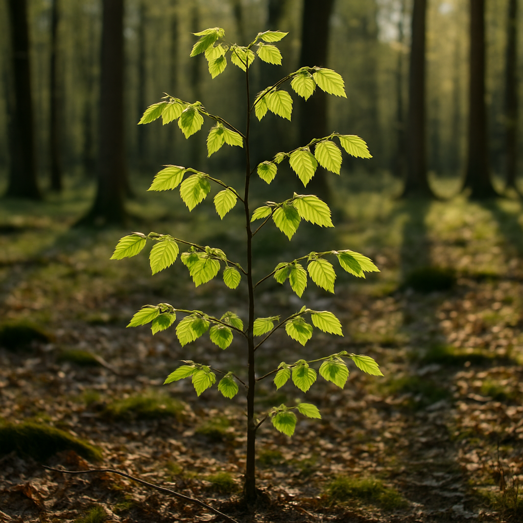 Frühere Austriebszeiten der Rotbuche durch steigende Frühjahrstemperaturen im Klimawandel