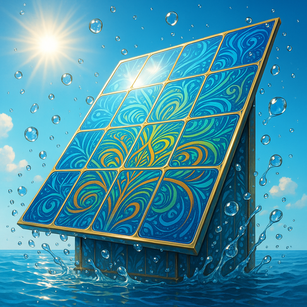 Grüner Wasserstoff direkt aus Sonnenlicht und Wasser ohne Elektrolyseure