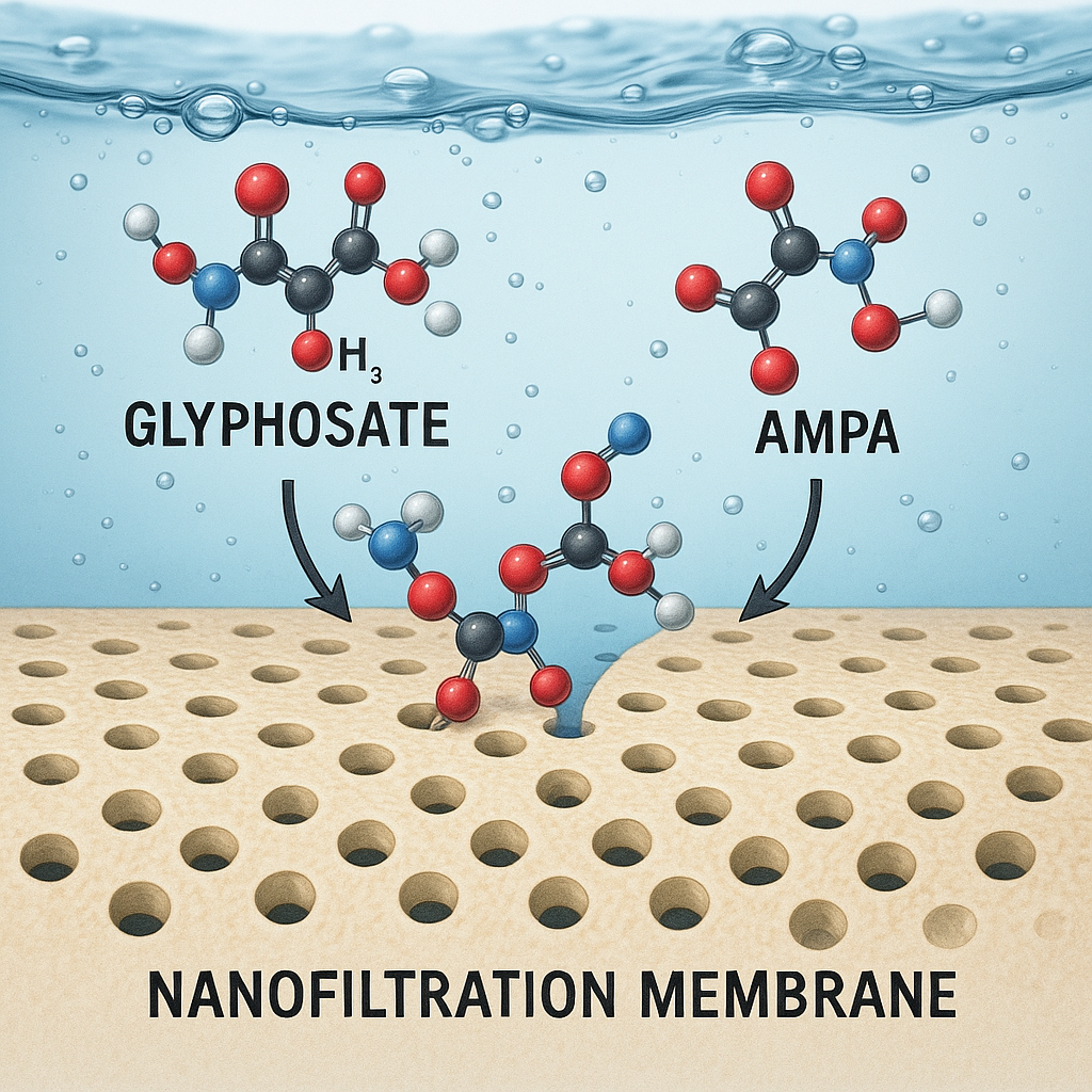 Nanofiltration zur effektiven Entfernung von Glyphosat und AMPA aus Wasser