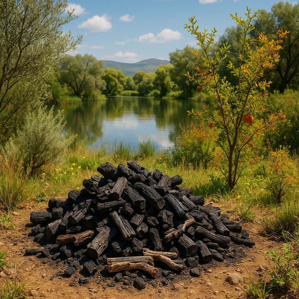 Urzeitliche Holzkohle zeigt gezielten Feuerholzgebrauch früher Menschen am Seeufer