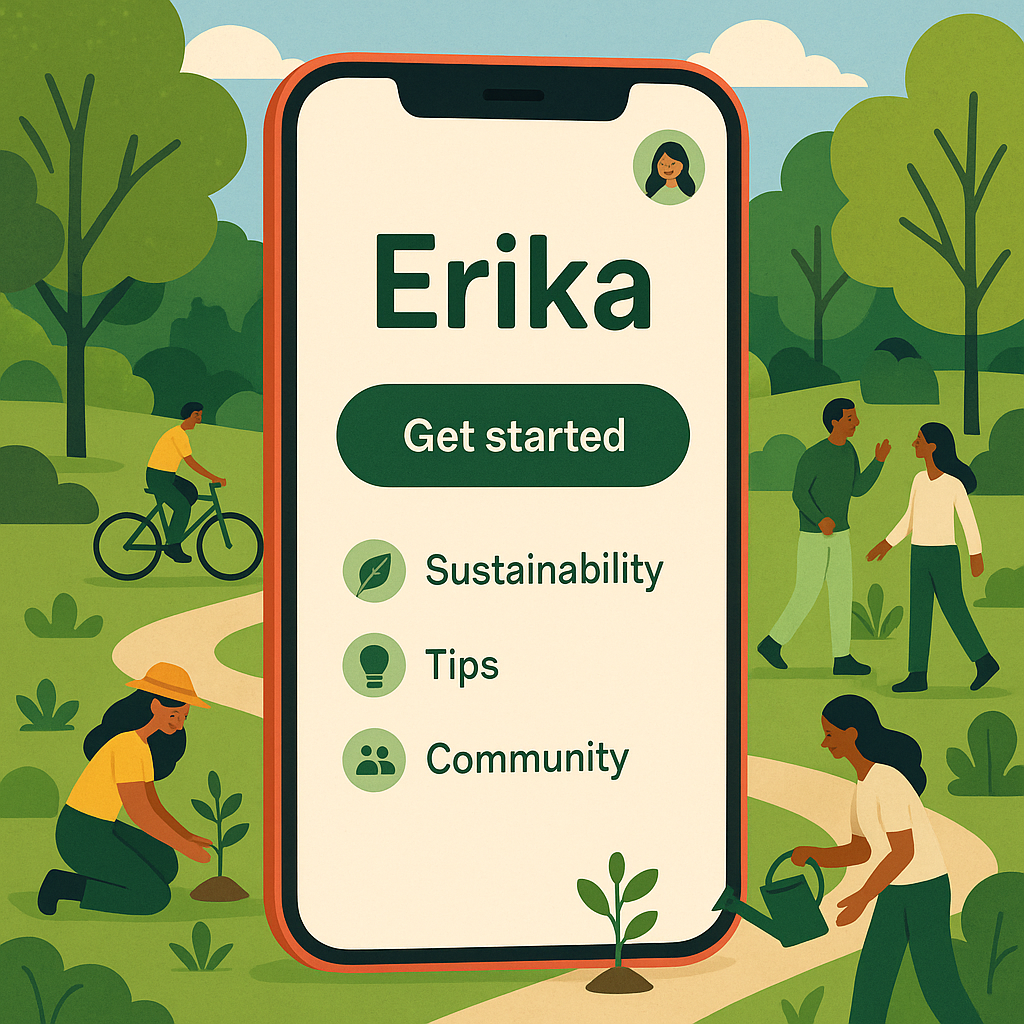 Erika App als digitales Werkzeug zur Förderung klimafreundlichen Verhaltens in Gemeinden und Unternehmen