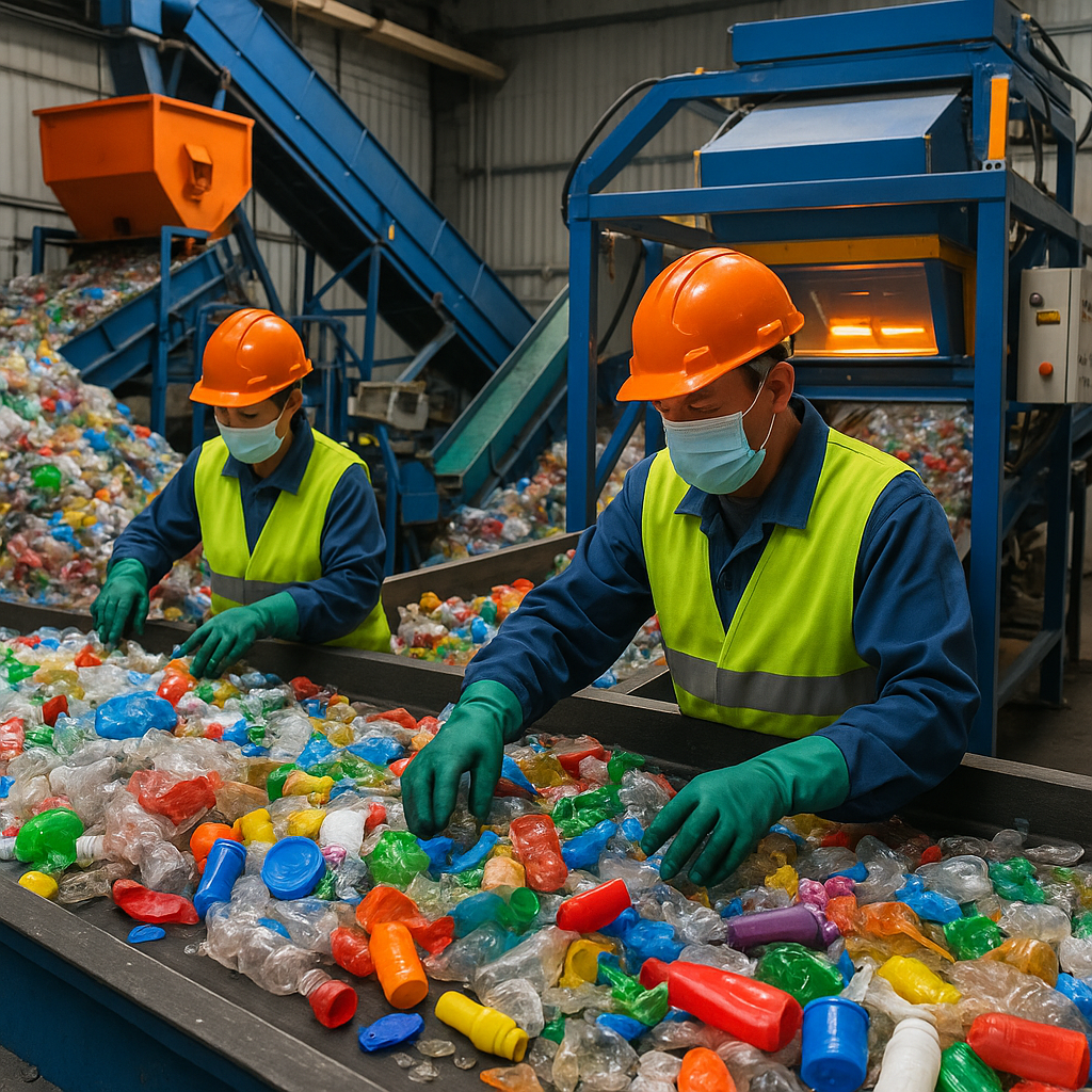 Kunststoffrecycling stärken für Klimaschutz und Wettbewerbsfähigkeit in Deutschland
