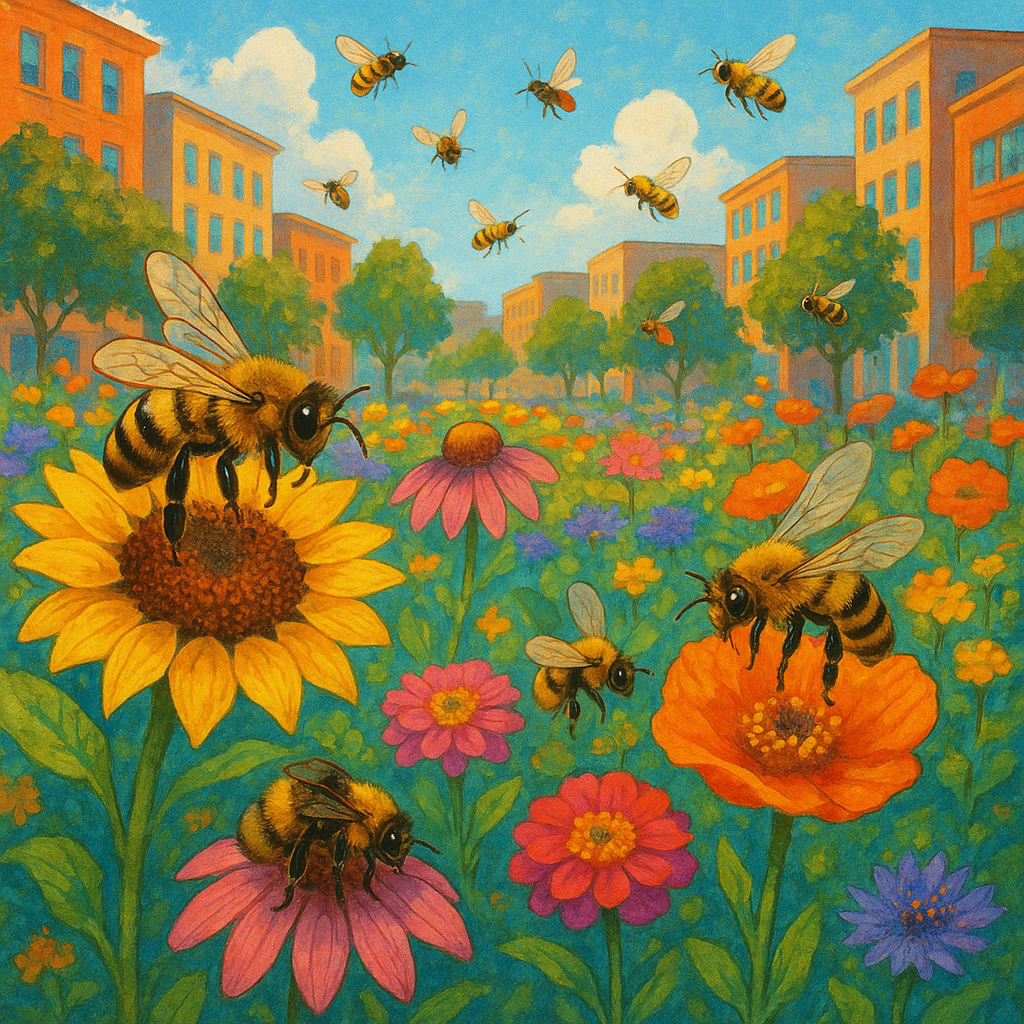 Nachhaltige Koexistenz von Honigbienen und Wildbienen in urbanen Räumen