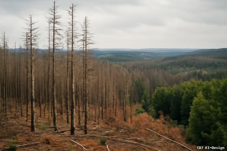 Europäische Wälder verlieren seit 2018 beispiellos Biomasse durch Klimawandelbedingte Störungen