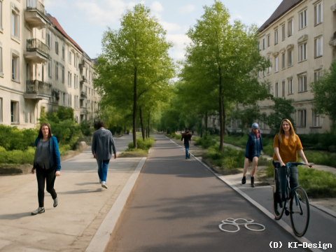 Breite Zustimmung für verkehrsberuhigende Maßnahmen und Umgestaltung des öffentlichen Raums in Berliner Wohnvierteln