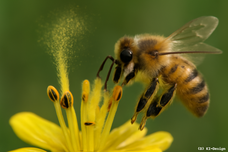 Effiziente Pollenfreisetzung durch schaufelförmige Poren bei Blütenpflanzen und ihre Bedeutung für den Naturschutz