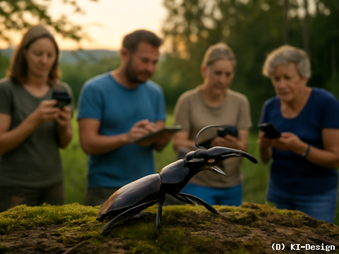 Erfolgreiche Citizen-Science Aktion zur Erfassung von Hirschkäfern in Bayern 2026