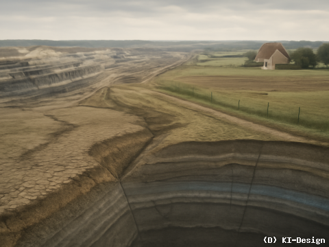 Auswirkungen des Braunkohle-Tagebaus auf Grundwasser und Bodensenkungen im Rheinischen Revier