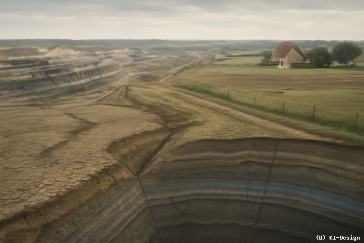 Auswirkungen des Braunkohle-Tagebaus auf Grundwasser und Bodensenkungen im Rheinischen Revier