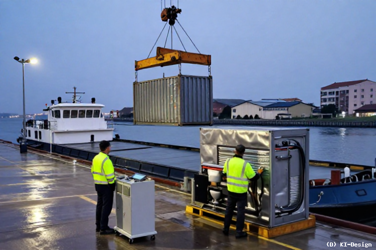 Effektive Lärmminderung und Prozessoptimierung im Binnenhafen durch Fraunhofer Forschung